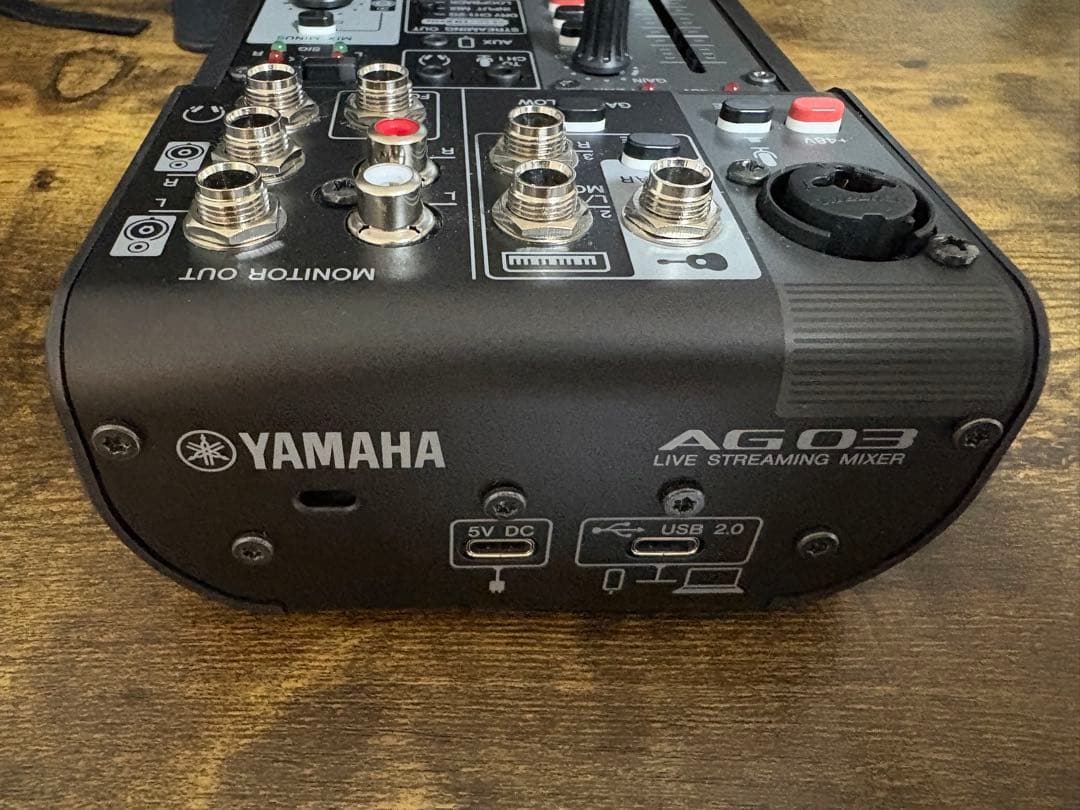 DTM・DAW YAMAHA AG03 MK2 BLACK