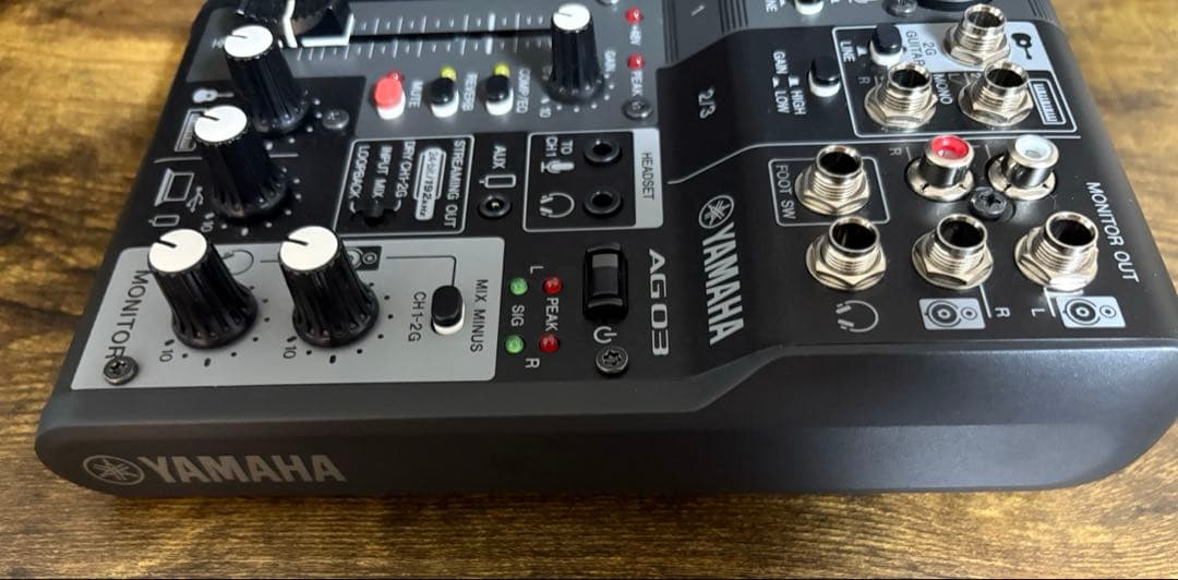 DTM・DAW YAMAHA AG03 MK2 BLACK