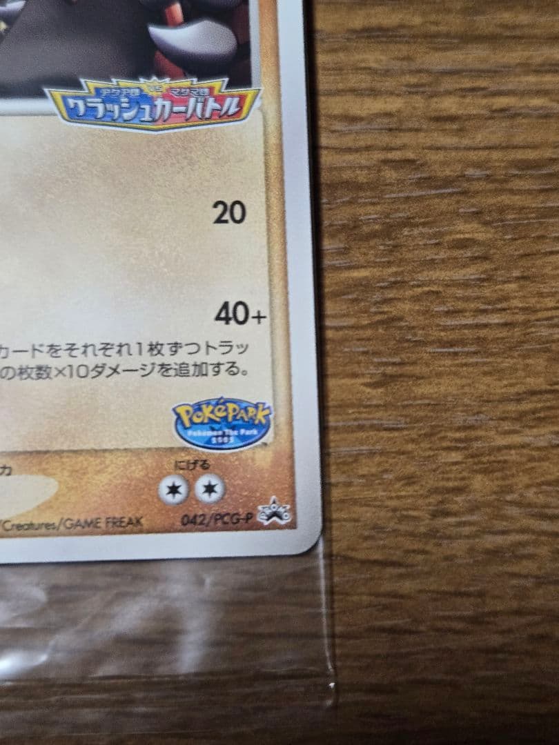 ポケパーク グラードン プロモ 042/PCG-P ポケモンカード