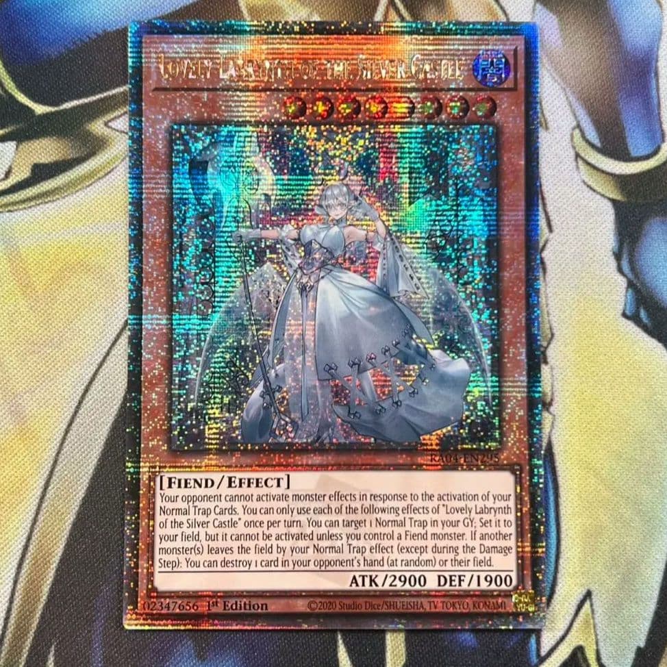 遊戯王 英語 白銀の城のラビュリンス 25thシークレットレア クオシク