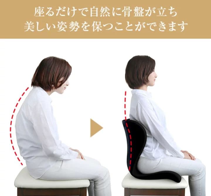 SWANRU　スワンル　美姿勢　猫背　骨盤　腰痛　サポートシート　座るダイエット