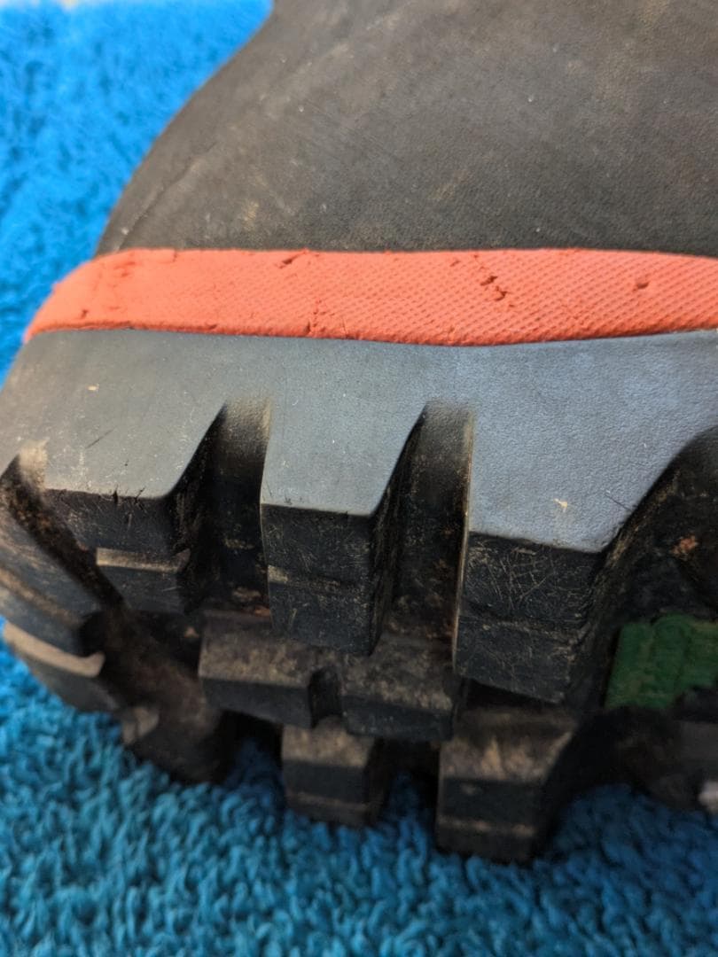 ★モンベル　プロテクションロガーブーツ　25.0★中古　チェンソーブーツ　林業