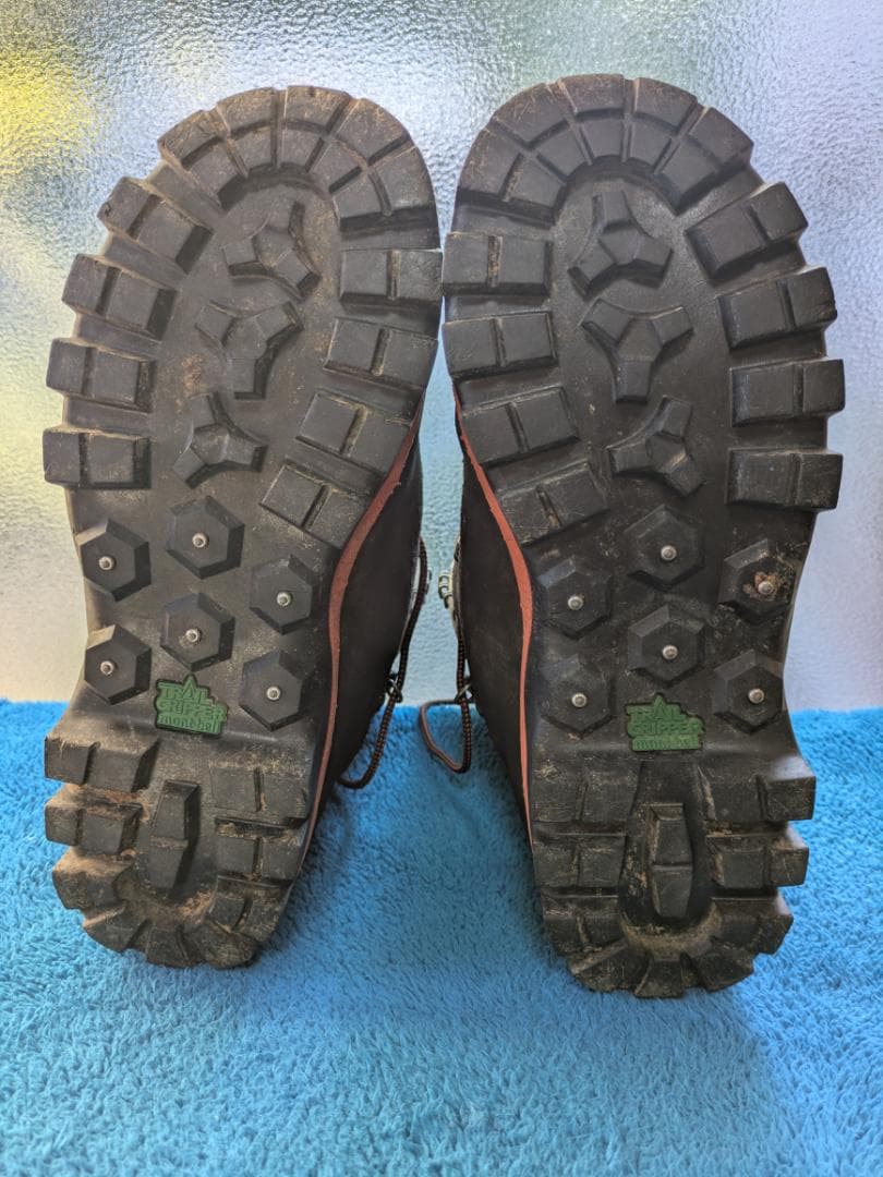 ★モンベル　プロテクションロガーブーツ　25.0★中古　チェンソーブーツ　林業