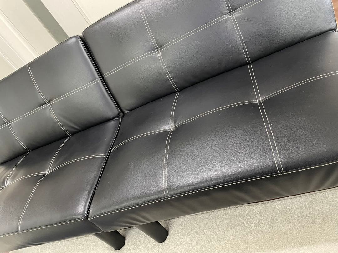 ソファベット ブラック(※実際の写真ございます)