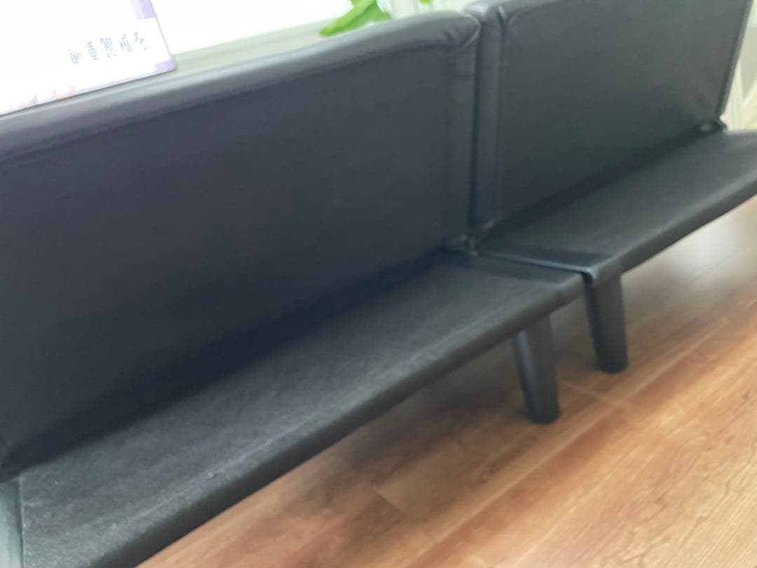 ソファベット ブラック(※実際の写真ございます)