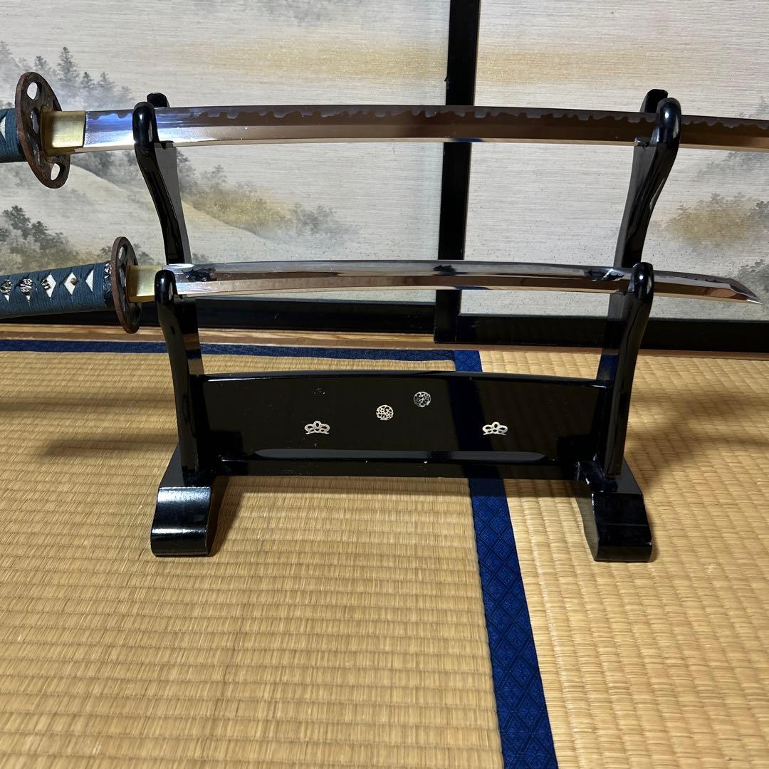 日本刀模造刀 刀掛け 刀置き 骨董品 刀剣 舞台小道具 - メルカリ