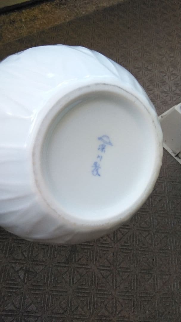 クラシカルアンティーク。☆vintage☆白磁器 花瓶 深川製☆和風モダン