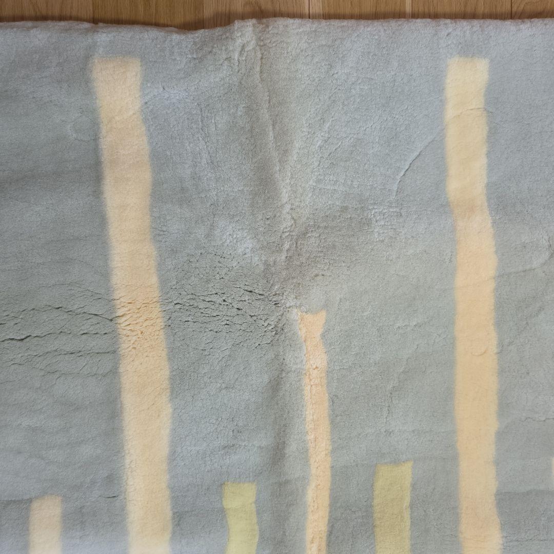 cas-W ムートンシーツ　140×200 cm　キミドリ