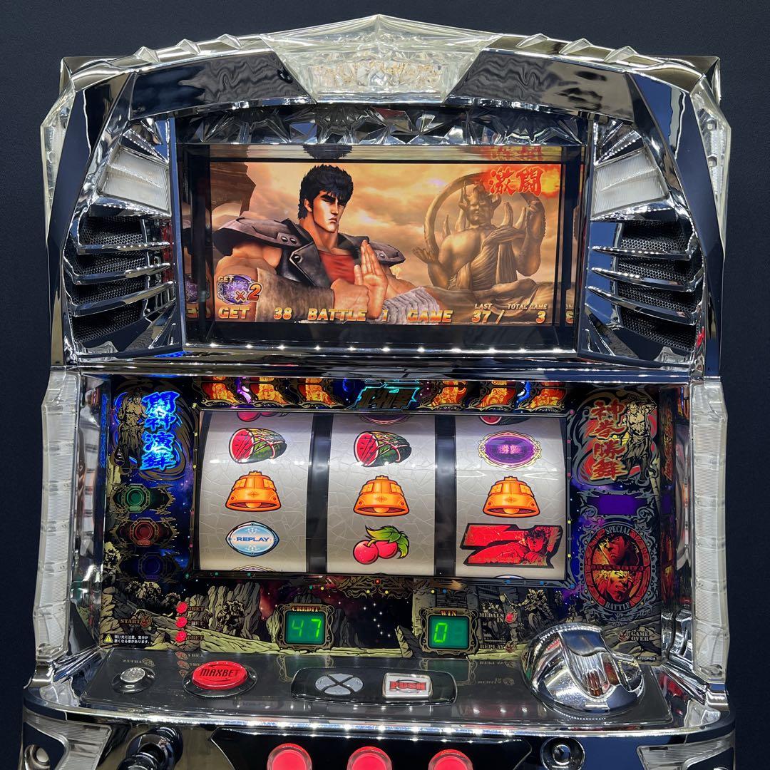 北斗の拳 転生の章 ジャギパネル パチスロ実機 コイン不要機付 送料