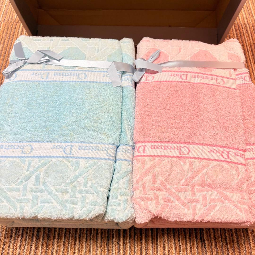 Christian Dior クリスチャンディオール タオルケット 2P ペア