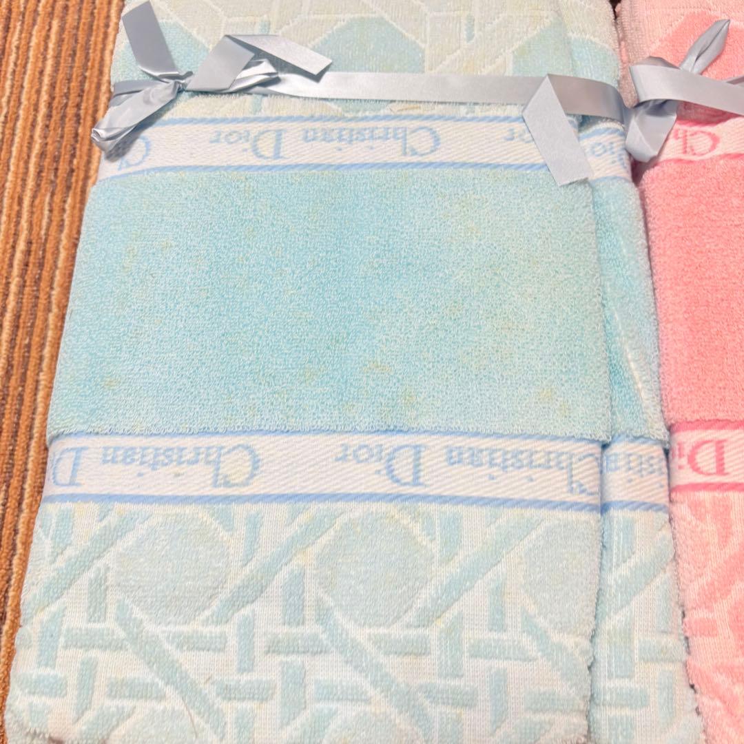 Christian Dior クリスチャンディオール タオルケット 2P ペア