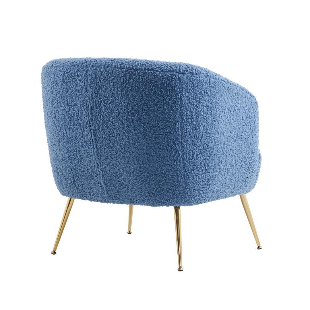 【ネイビー】ソファ チェア 一人掛けソファ リビングチェア ふんわり 柔らかい