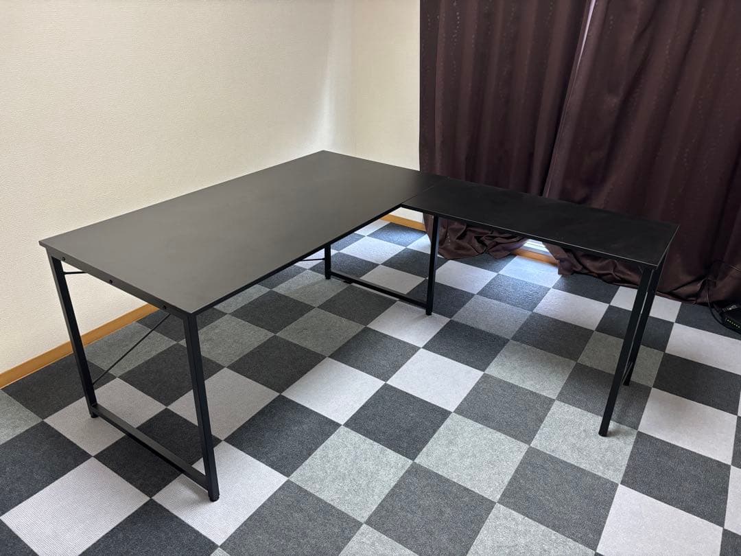 けーさん専用　L字型パソコンデスク ブラック