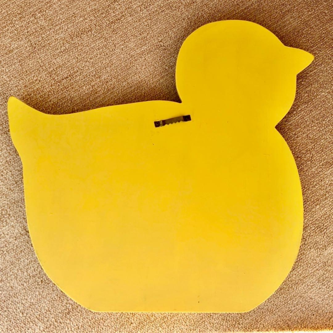 大きな ひよこ 壁飾り アンティーク 黄色 小物入れ イースター ヴィンテージ