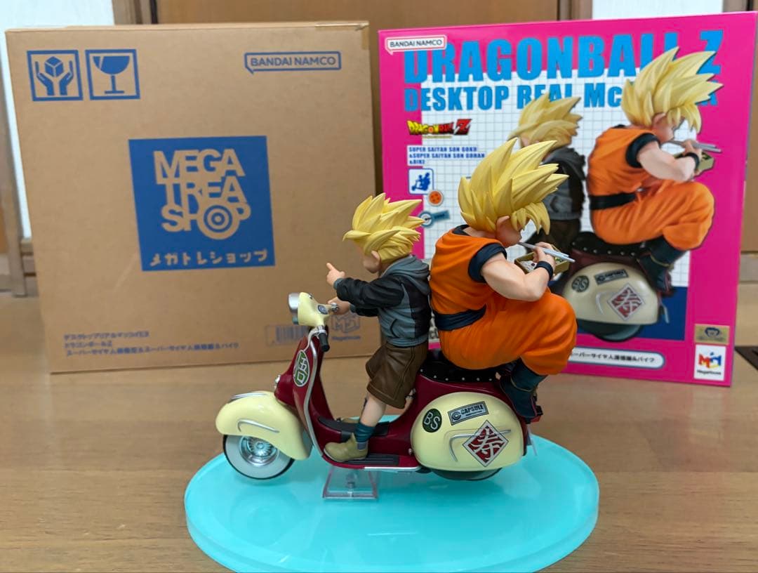 デスクトップリアルマッコイEX ドラゴンボールZ孫悟空＆孫悟飯＆バイク メガハウス 【限定販売】デスクトップリアルマッコイEX ドラゴンボール
