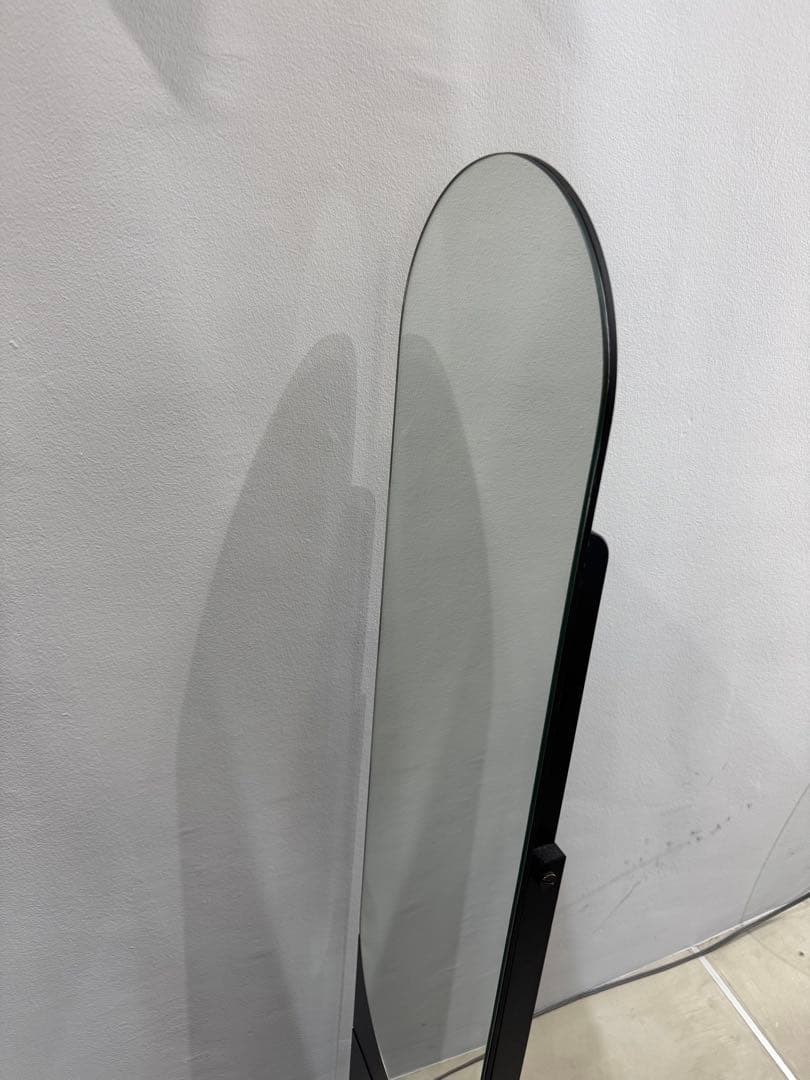 80's SHISEIDO スタンドミラー 姿見 スペースエイジ ポストモダン