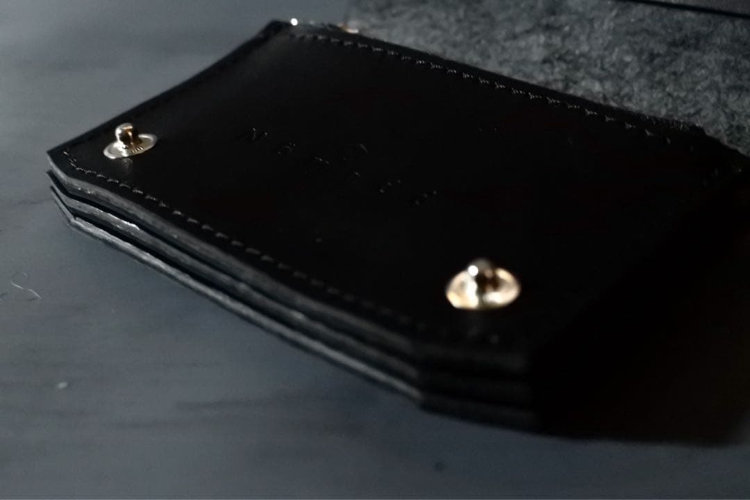 [オリジナル]W2 Tracker wallet ミニウォレット　ブラック