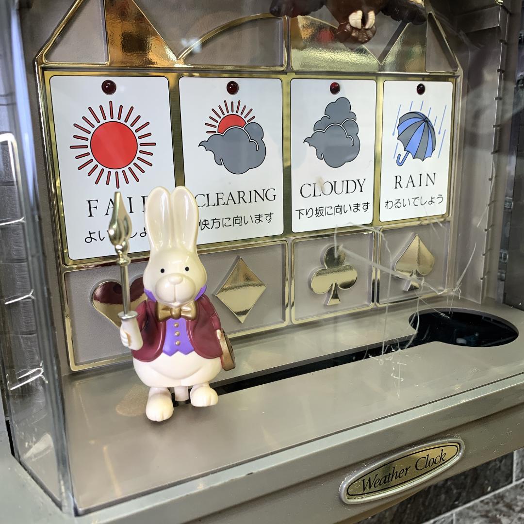 生産終了希少品 RHYTHM スモールワールド ウェザーDX からくり時計
