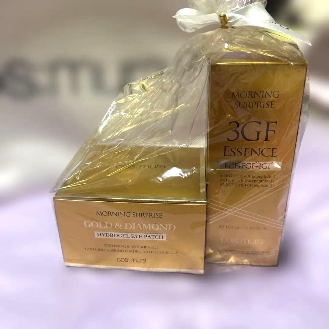 cos:mura 3GFエッセンス & ゴールド＆ダイヤモンドアイパッチセット