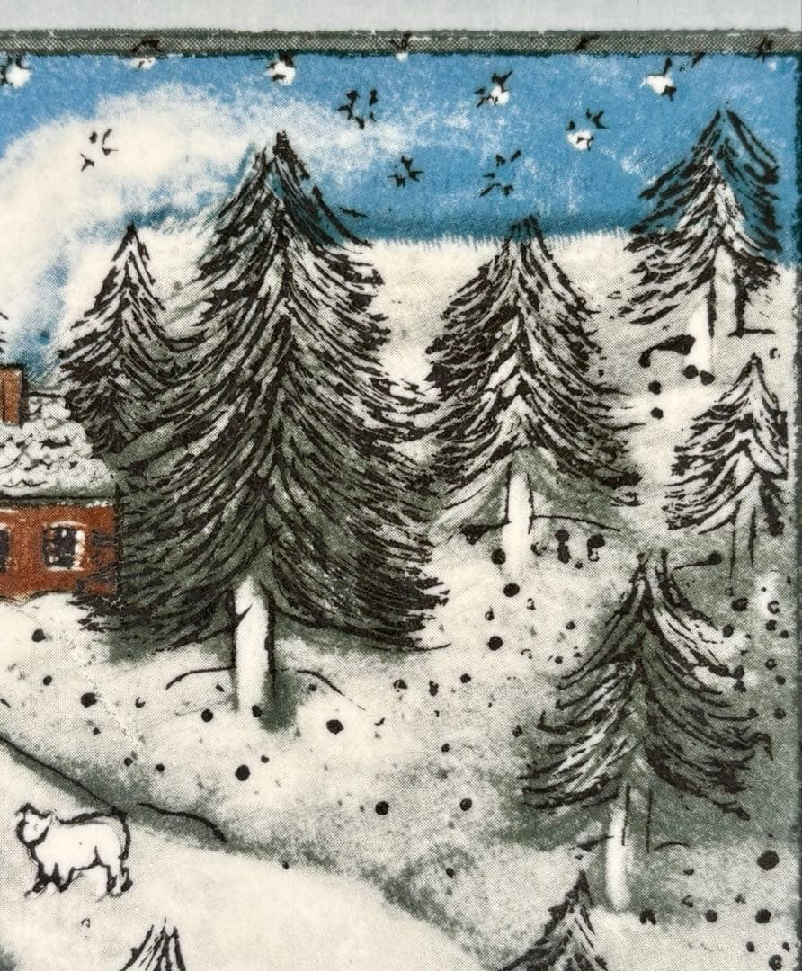 ARABIA ヘルヤ \"Mokki\" 陶板画