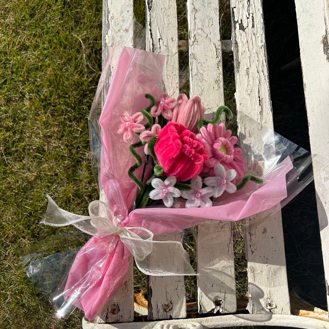 モールフラワー ピンク ブーケ - メルカリ