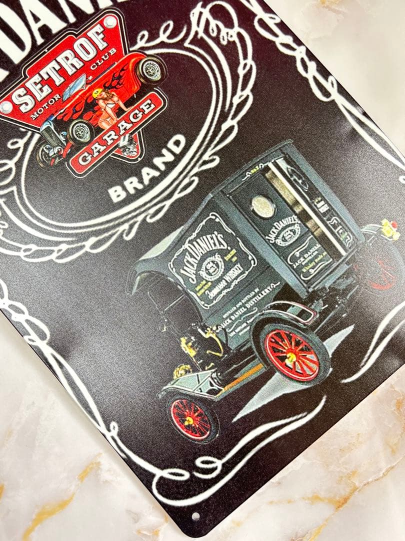 訳あり品】Jack Daniel's ブリキ看板 メタルサインプレート 雑貨