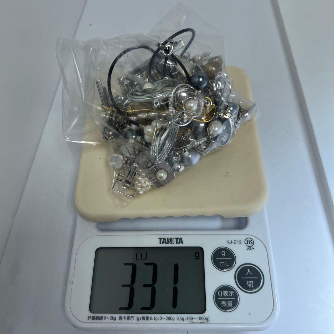 真珠アクセサリー色々　袋込331g 東Y8-0129ア㊱