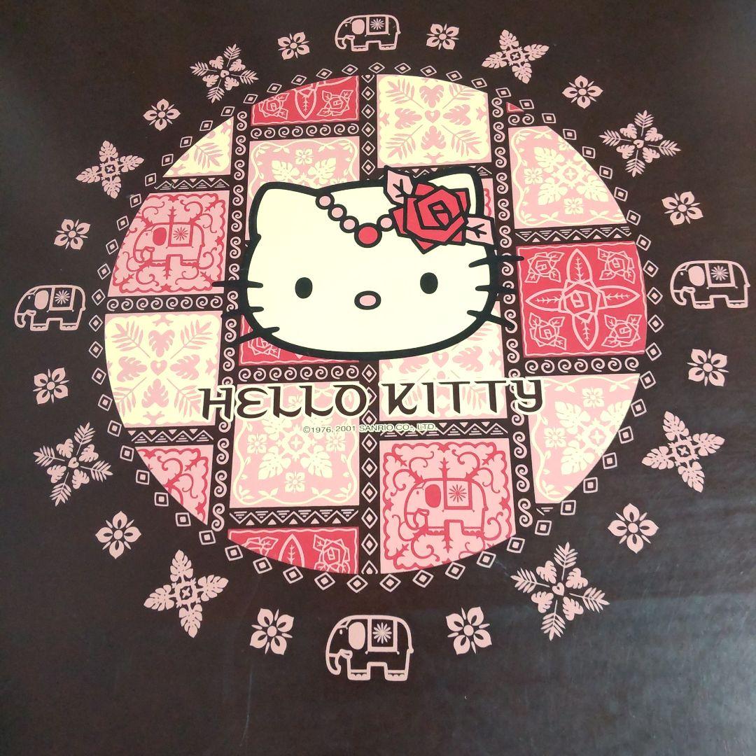 レア　ハローキティ 　座卓 チャブ台　木製テーブル　2001年　円卓