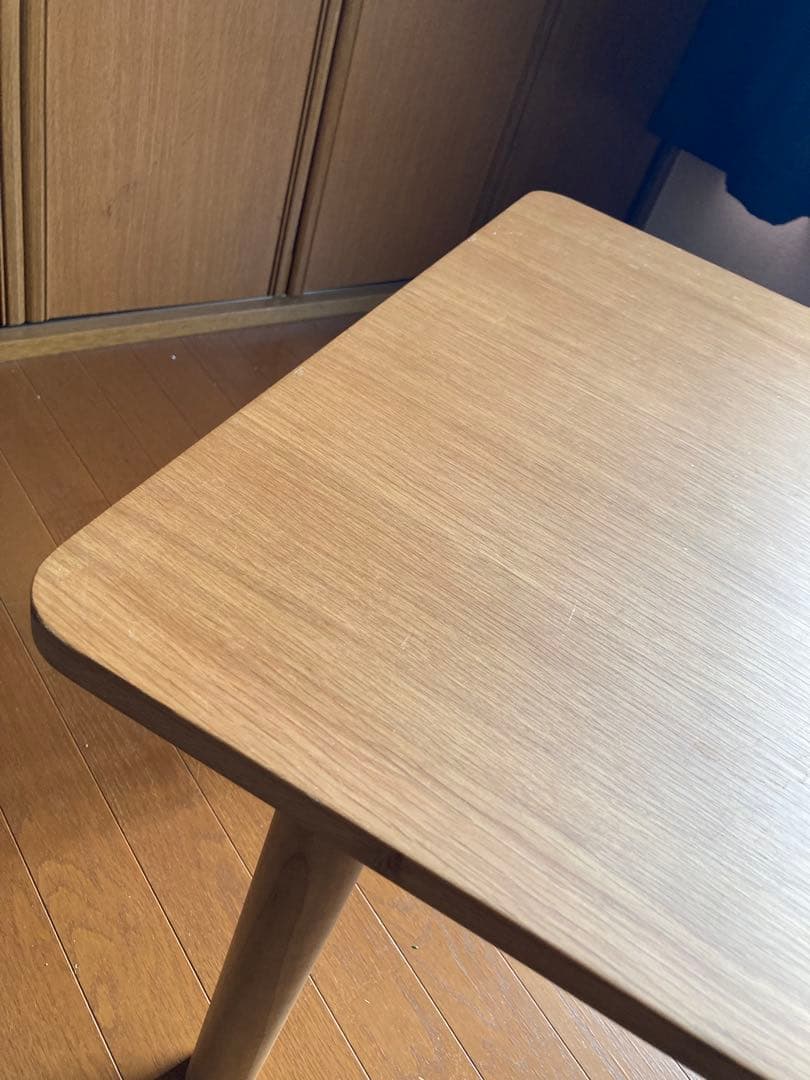 無印良品/MUJI 木製ミドルテーブル・オーク材 ナチュラル　ローテーブル