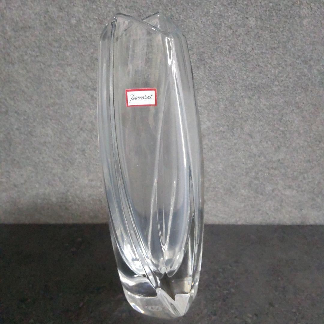 未使用Baccarat バカラクリスタル花瓶 約19cm 元箱付き