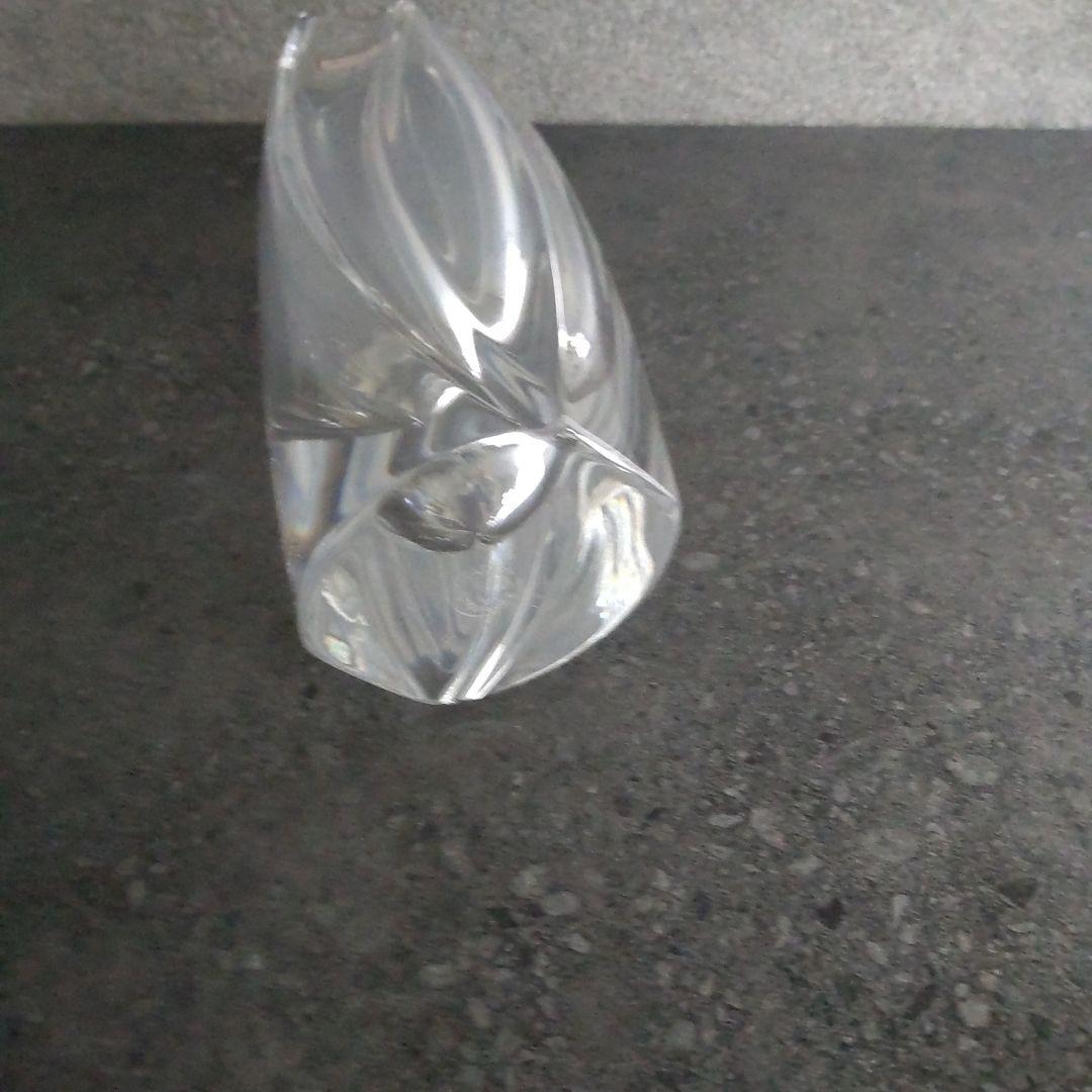 未使用Baccarat バカラクリスタル花瓶 約19cm 元箱付き