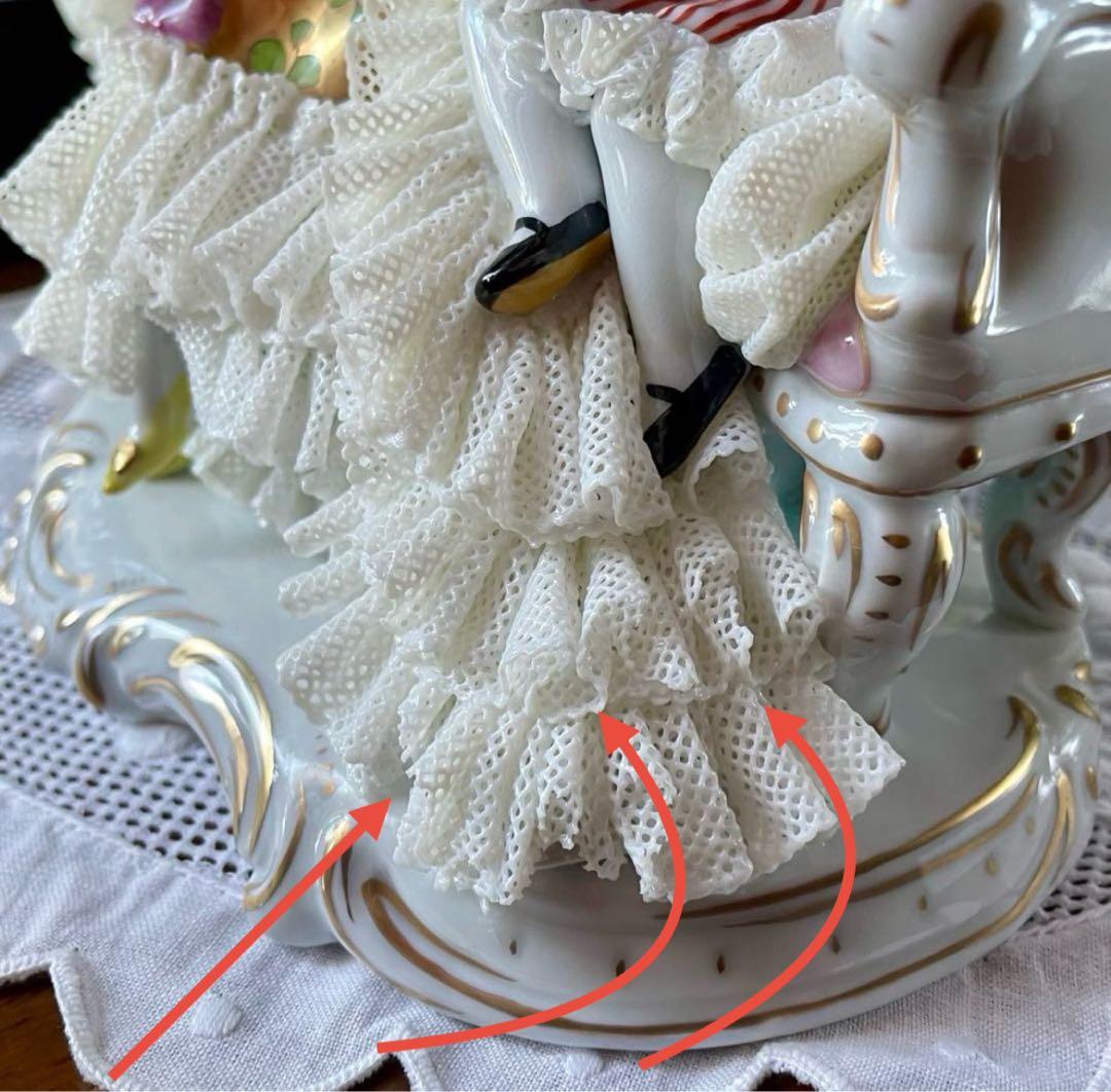 【ご確認】ドレスデン　レースドール　フォルクシュテット釜