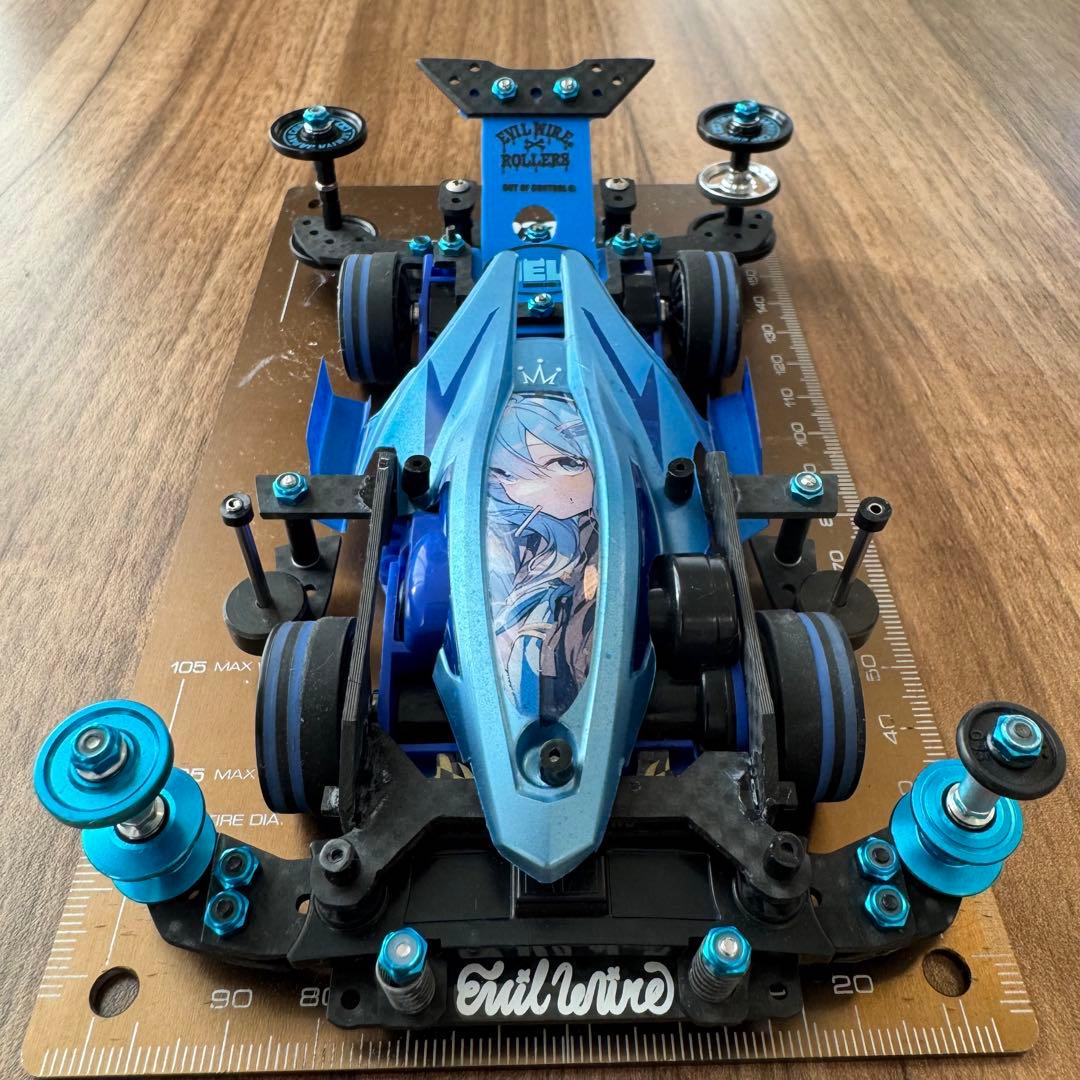 ミニ四駆 FM-A デュアルリッジJr. ポリカ 完成品 痛車 - メルカリ