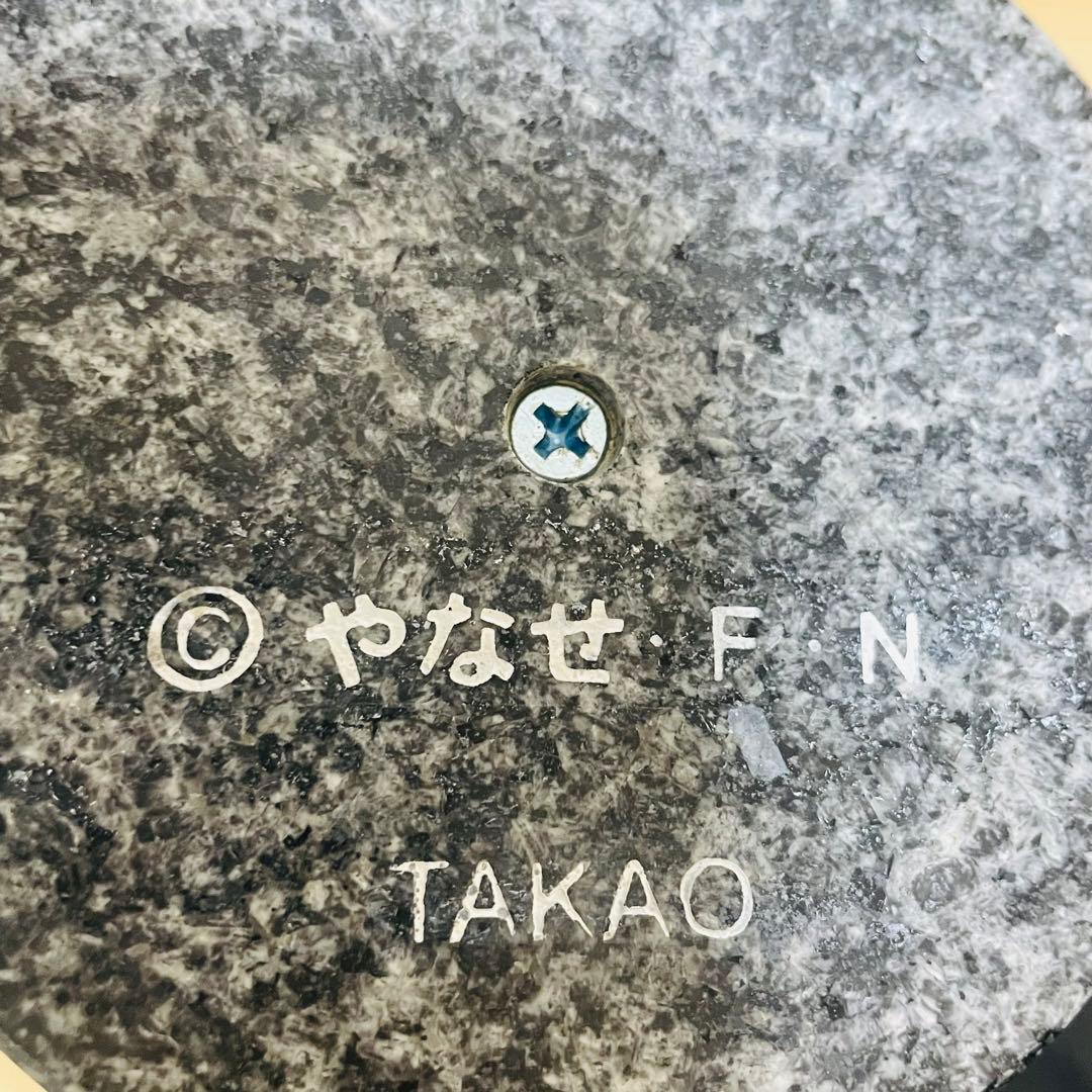 【希少】TAKAO アンパンマン 御影石 彫刻 石像 インテリア