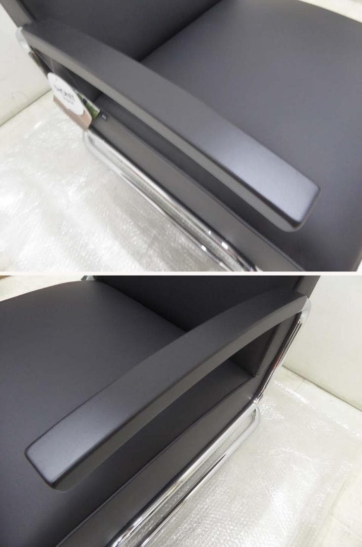 未使用品■THONET■定価116万円 S411 本革 チェア オットマンセット