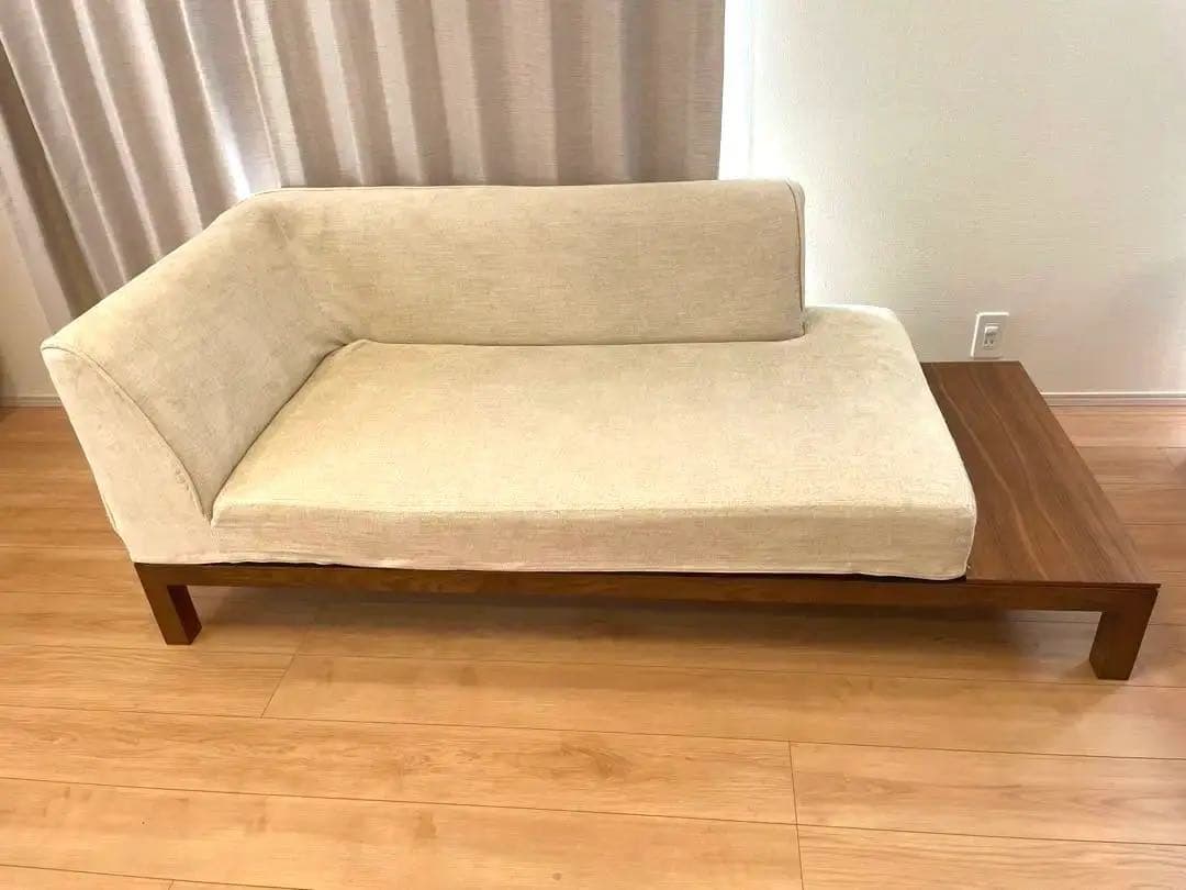 藤栄　ベスパカウチ　サイドテーブル付 きソファー　FIS