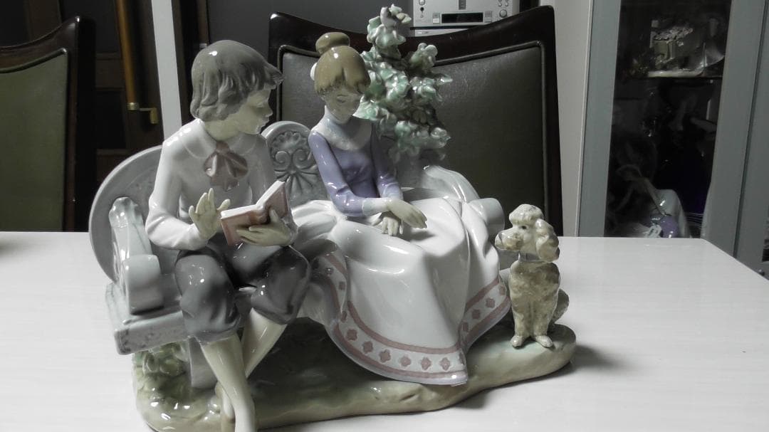LLADRO　リヤドロ　【ときめき】２　陶器　リアドロ　インテリア　Ｌ373