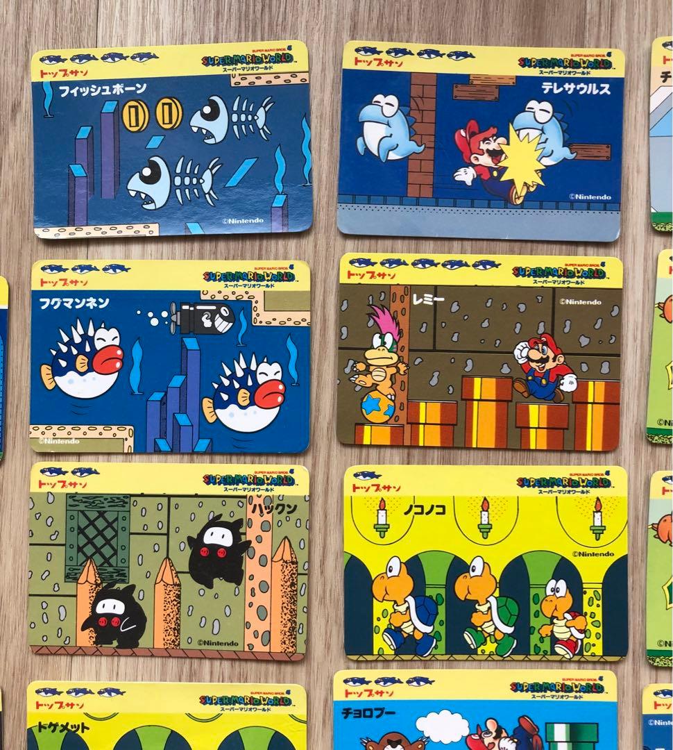 スーパーマリオワールド トップサン カード、BOX - メルカリ