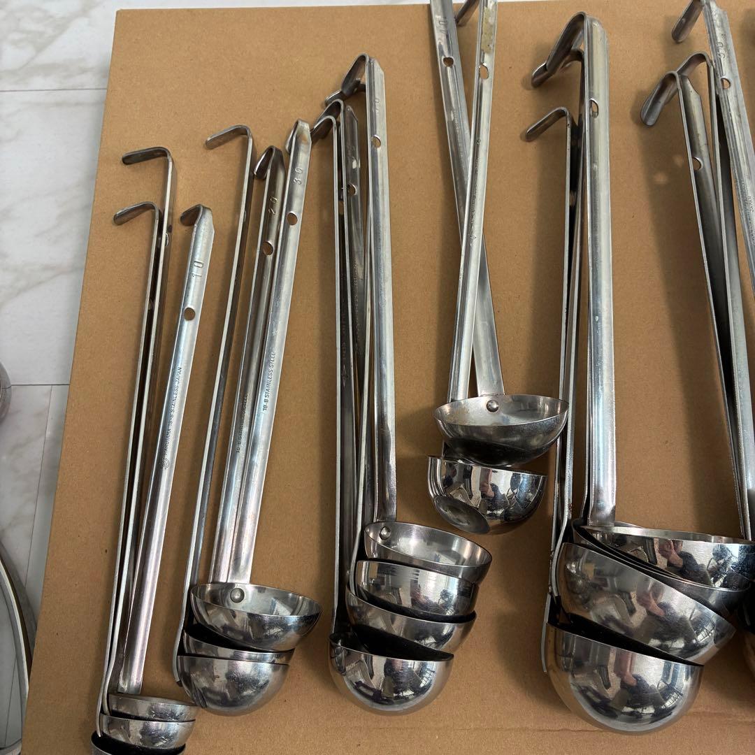 送料無料　調理用　ステンレスレードル　5本より販売　業務用　飲食店