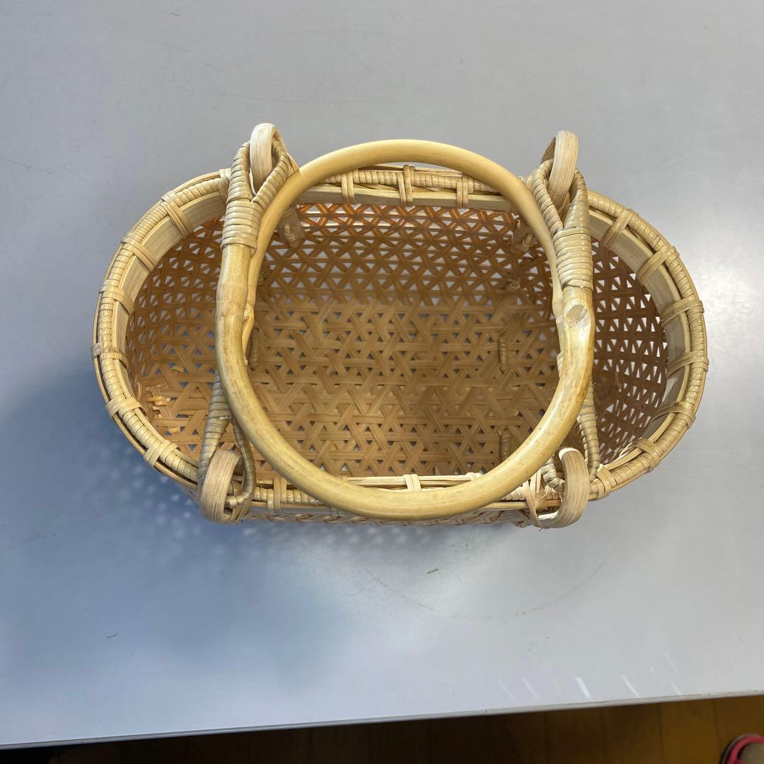 【ハンドメイド】国産竹使用のかごバッグ