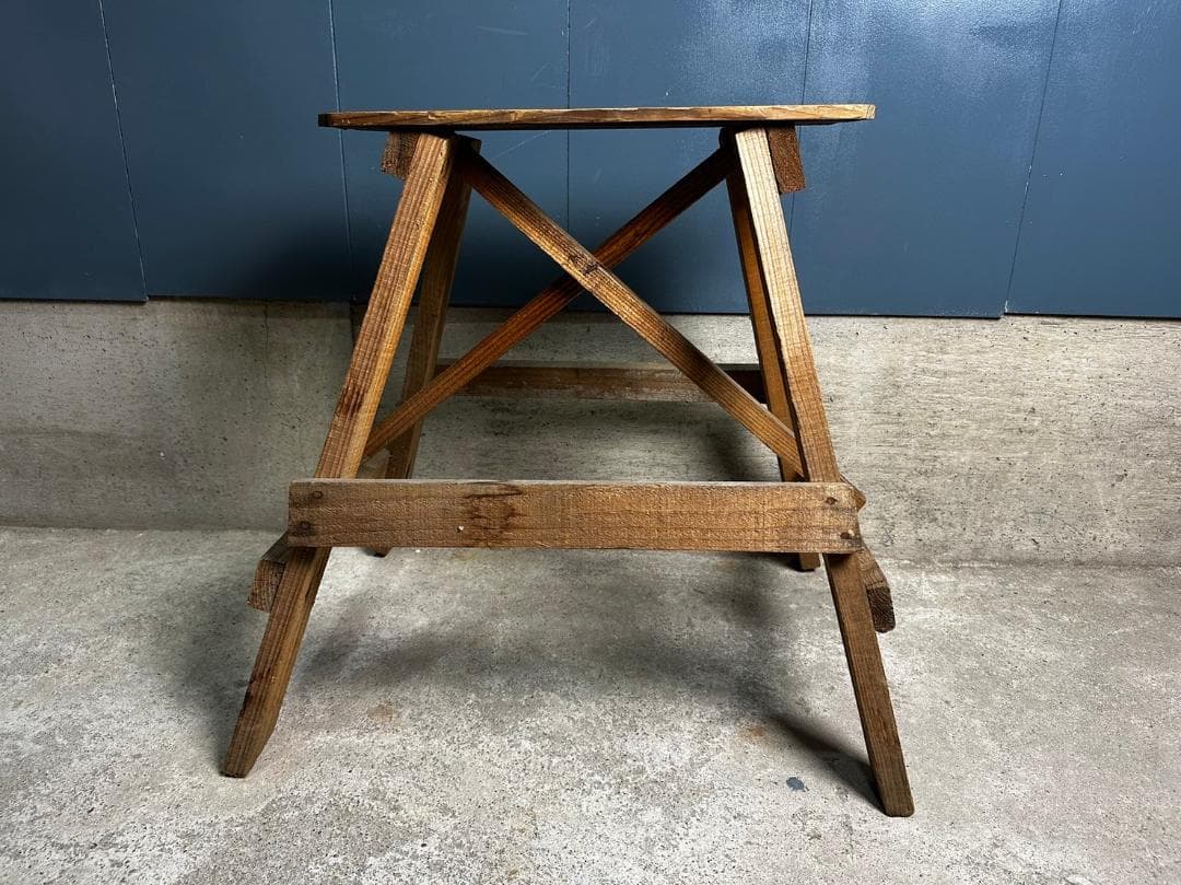 ジャパンヴィンテージ スツール ベンチ 脚立 ウッドラダー チェア 椅子 イス