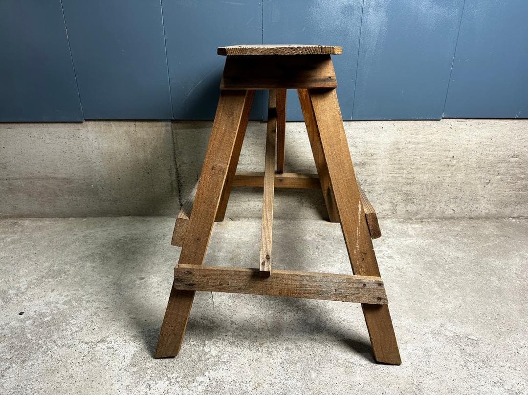 ジャパンヴィンテージ スツール ベンチ 脚立 ウッドラダー チェア 椅子 イス