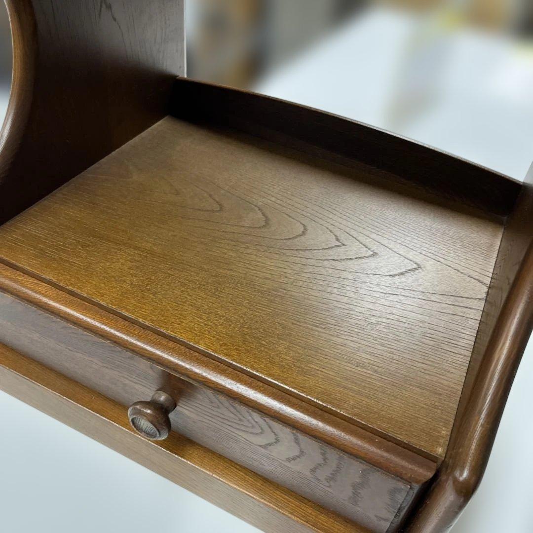 【カリモク】◇ヴィンテージ電話台◆程度良好◇