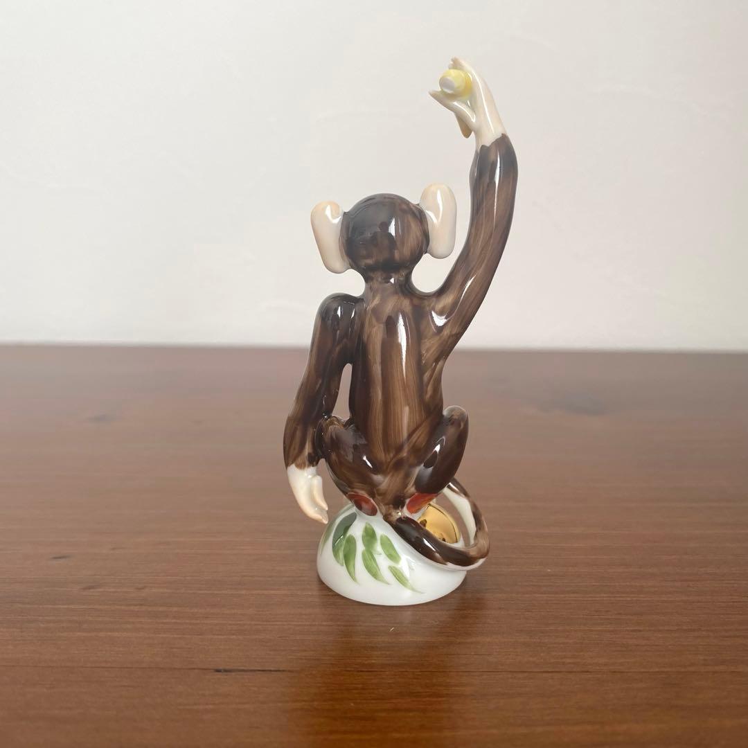 〈欠けあり〉Meissen マイセン 干支シリーズ 申 さる フィギュリン