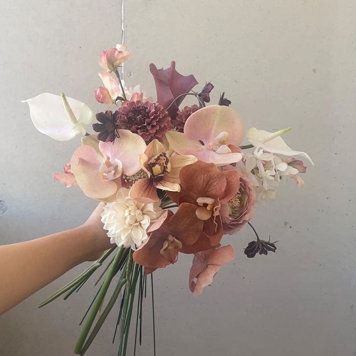 結婚式 ウェディング アーティフィシャルフラワーブーケ ブーケ 造花