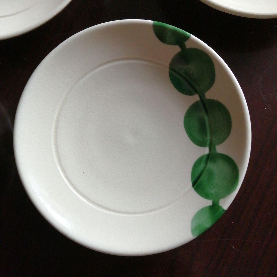 京焼　三浦竹亭　都踊り彩色皿　15枚　13.3cm