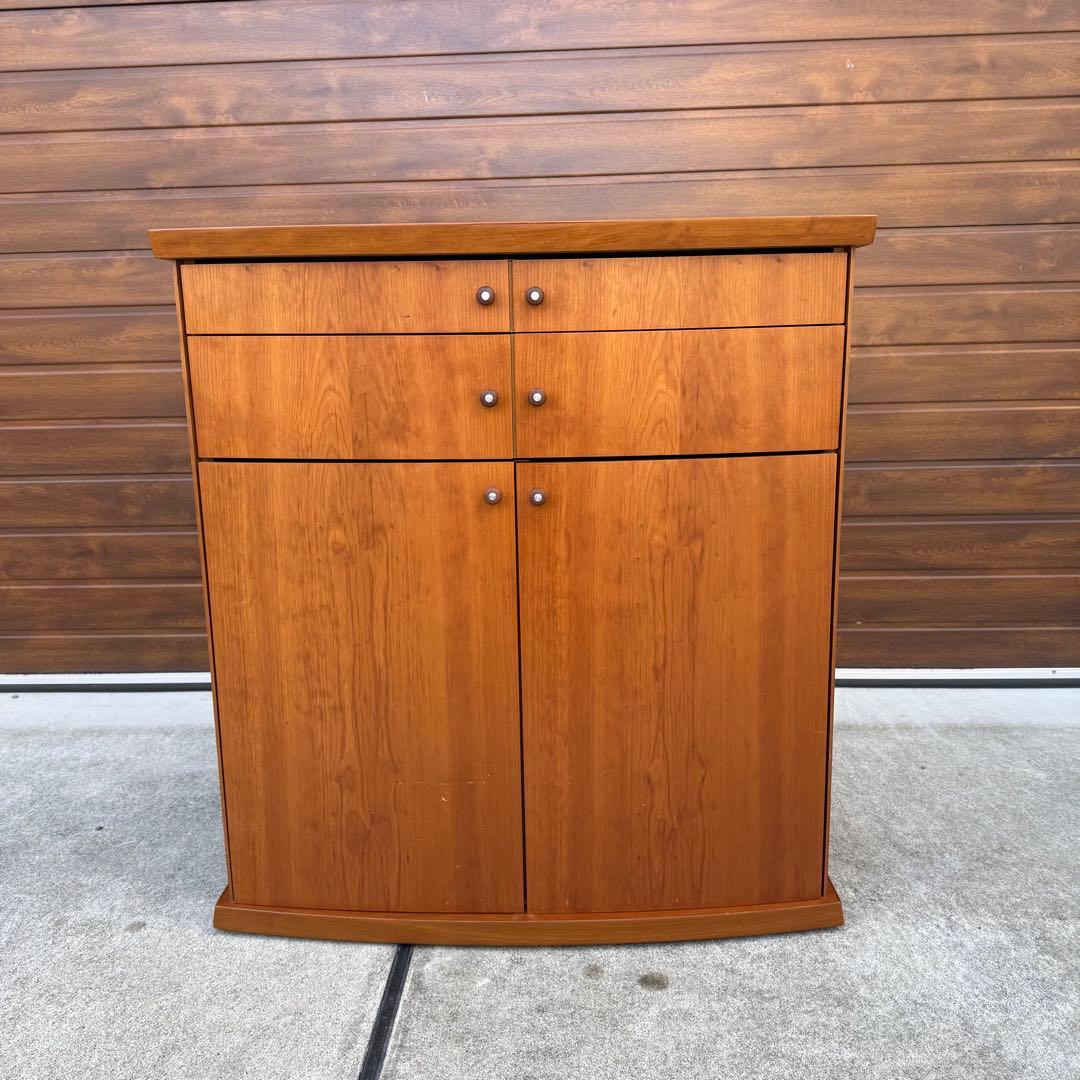 美品 Skovby キャビネット サイドボード デンマーク 北欧 チェリー