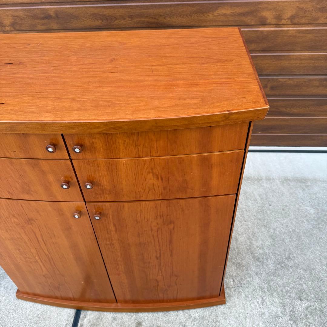 美品 Skovby キャビネット サイドボード デンマーク 北欧 チェリー