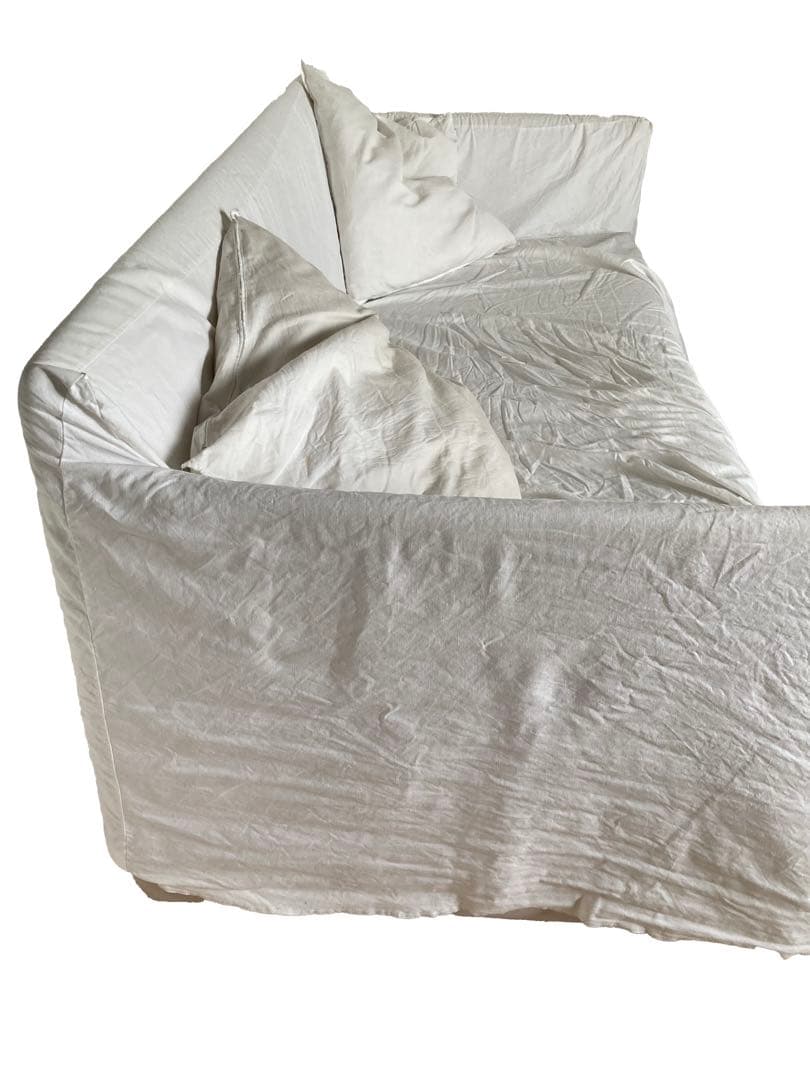 GERVASONI GHOST SOFA 10 LINO BIANCO ソファ