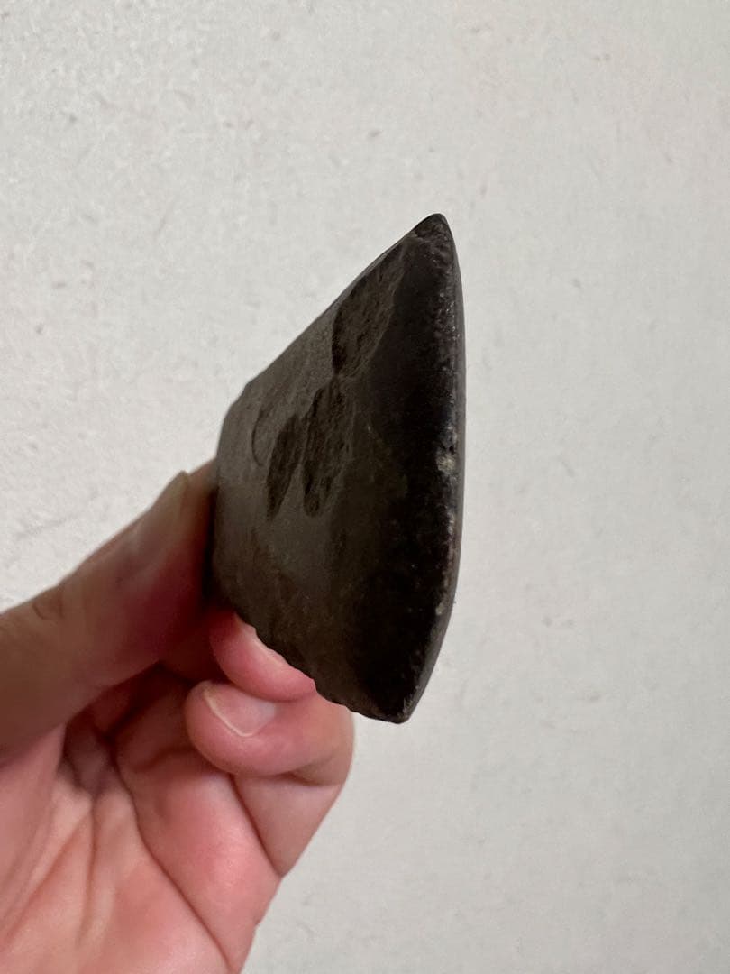 縄文時代中期 北海道 常呂 石斧 磨製石器 発掘 出土 世界遺産 骨董 古